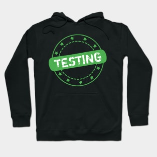 Testing Stamp Icon Hoodie